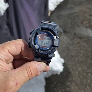 Casio Blue and Black Diver's Smartwatch